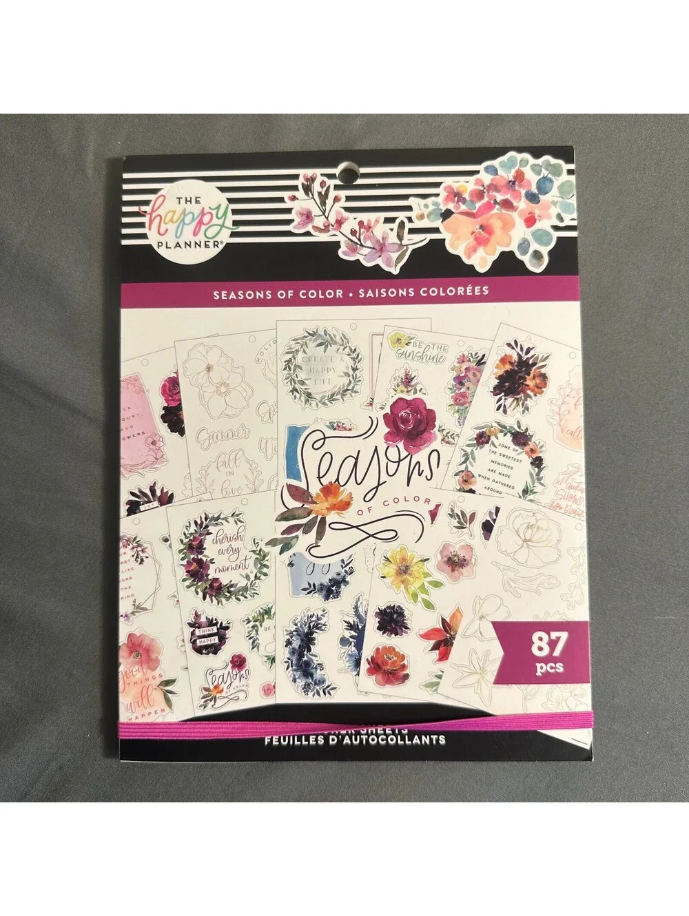 Happy Planner Sticker Value Pack-Seasonal Floral Classic